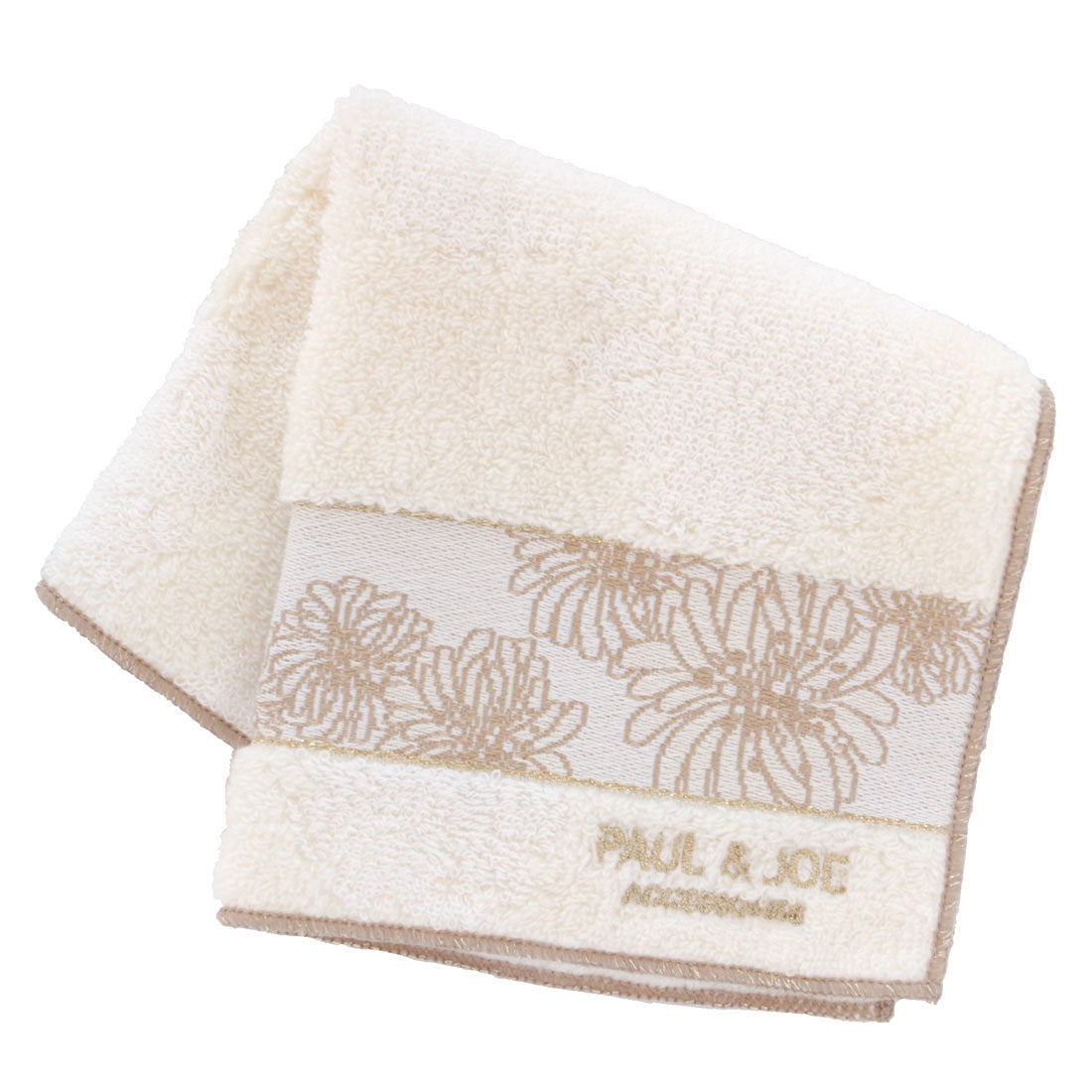 タオルハンカチーフ(クリザンテーム織り・アイボリー)