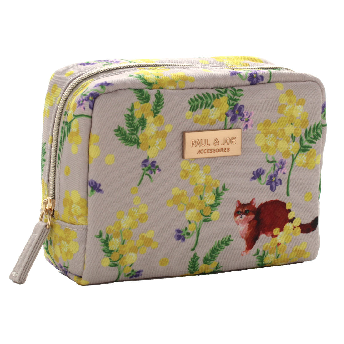 【ミモザコレコション】ポーチ(ジプシー&ヌネット・ベージュ)