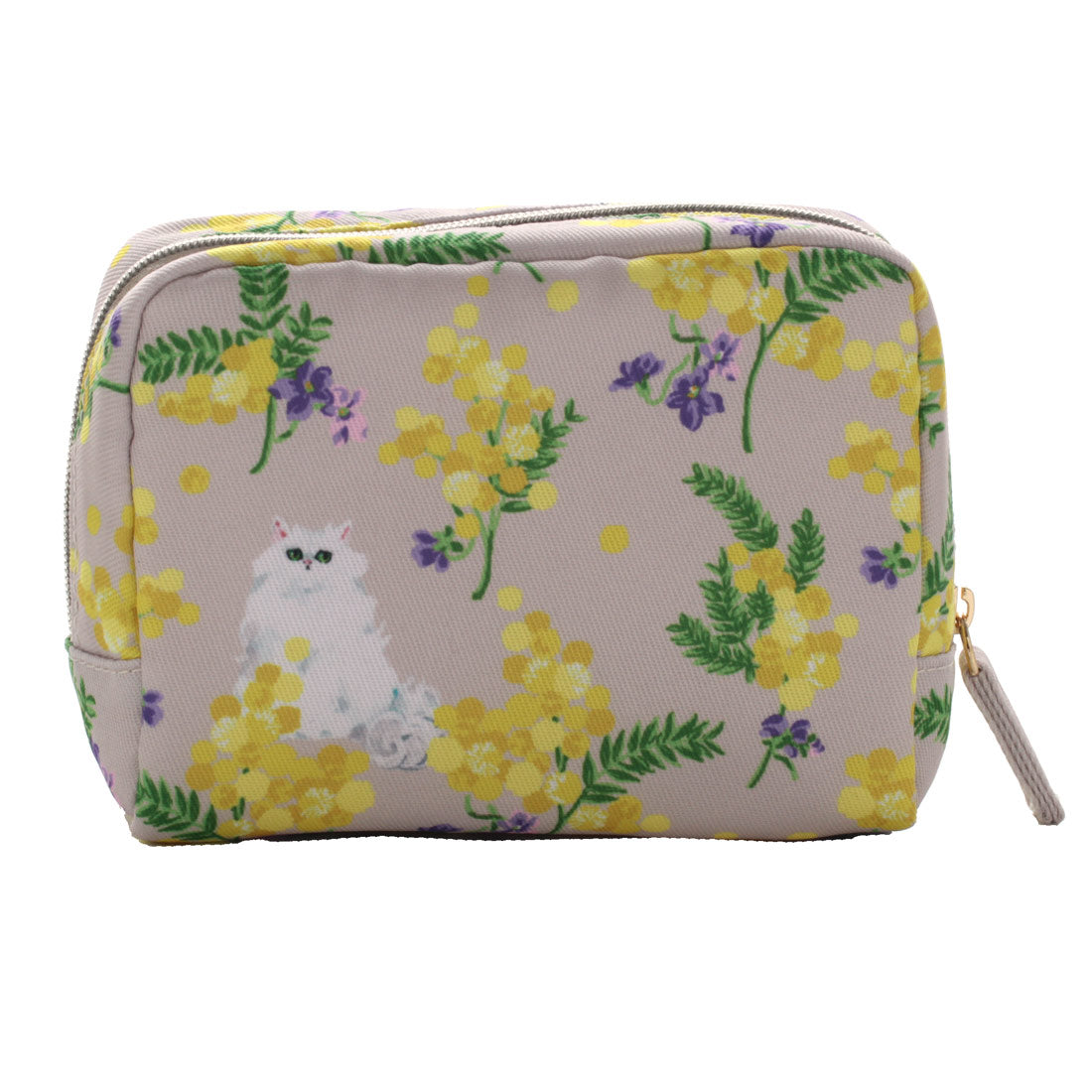 【ミモザコレコション】ポーチ(ジプシー&ヌネット・ベージュ)