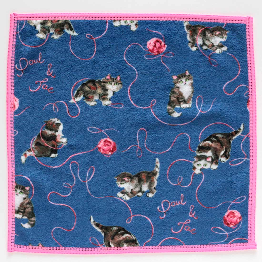 スマホ拭き【Cats with yarn】