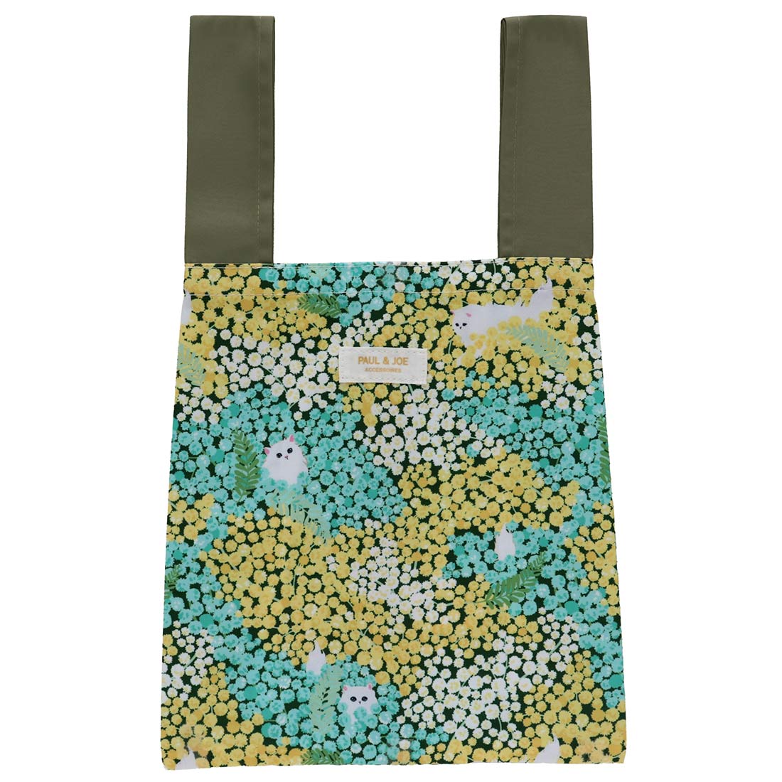 【ミモザ】エコバッグ(グリーン)