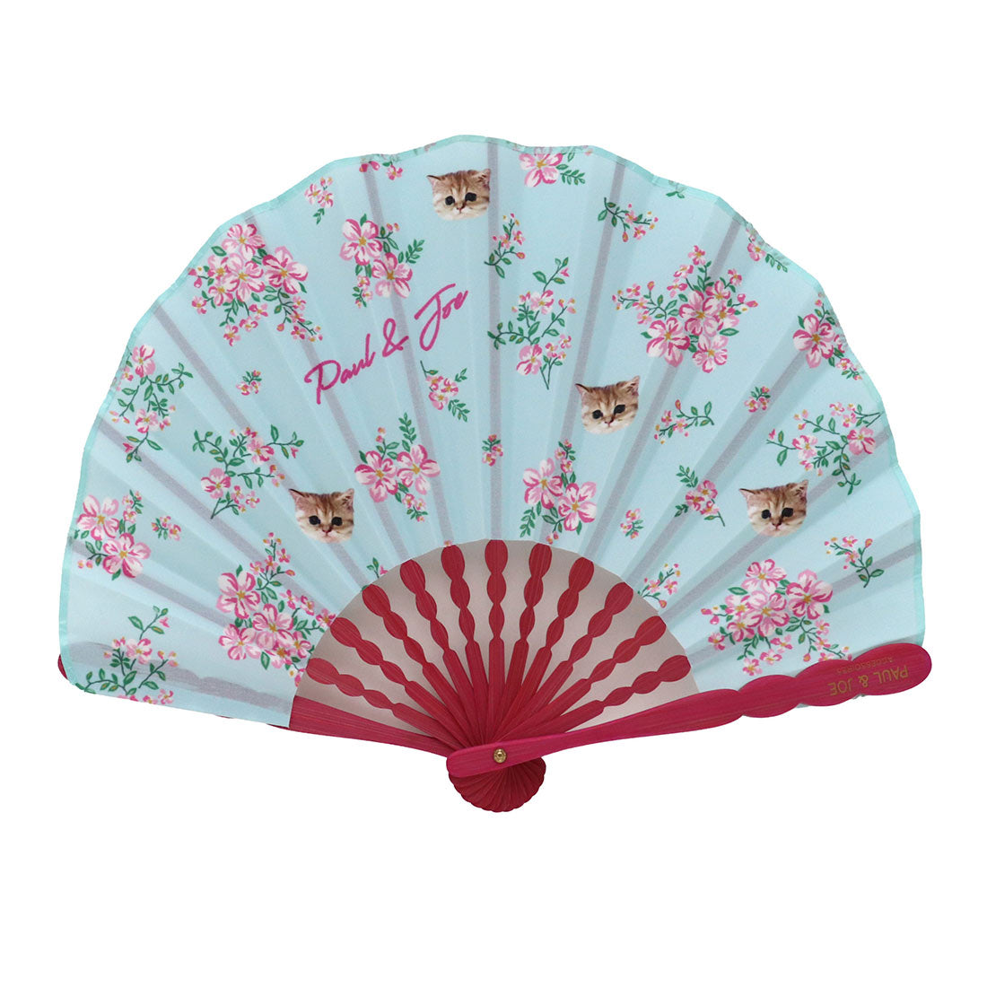 収納ケース付き扇子(小花ヌネット)