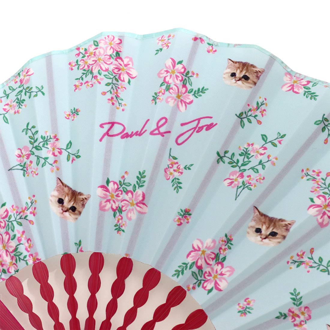 収納ケース付き扇子(小花ヌネット)