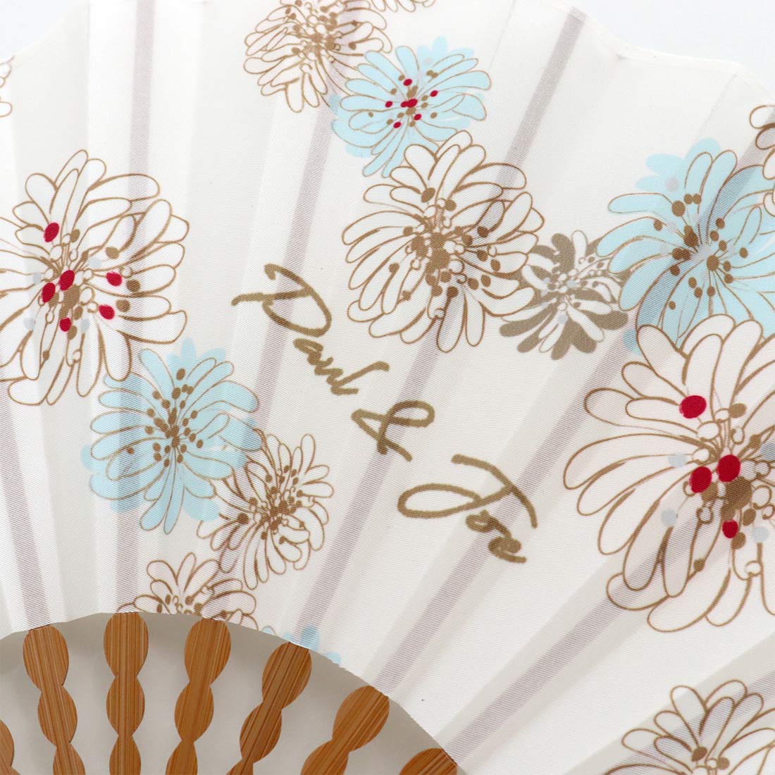 収納ケース付き扇子(クリザンテーム)