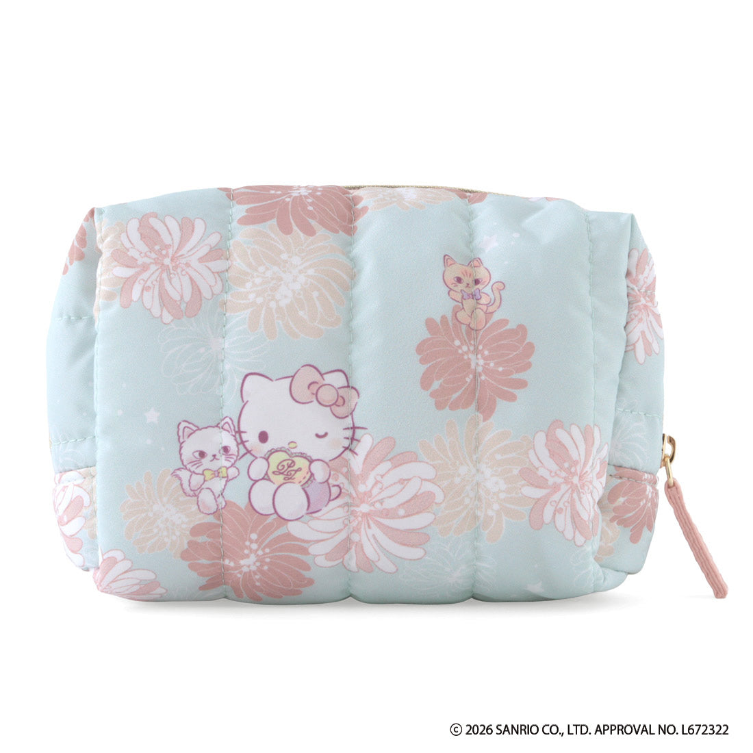 【HELLO KITTY】キルティングポーチ