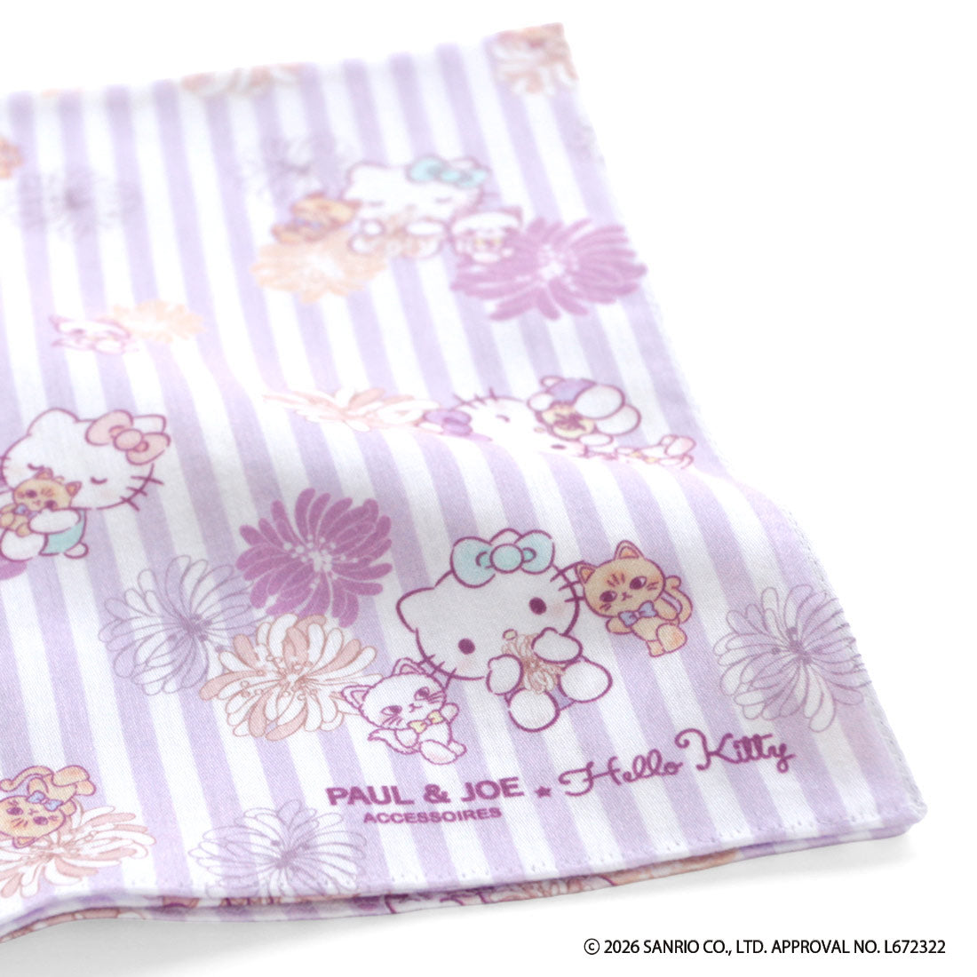 【HELLO KITTY】プリントハンカチ