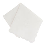 刺繡ハンカチ(クリザンテーム・オールホワイト)