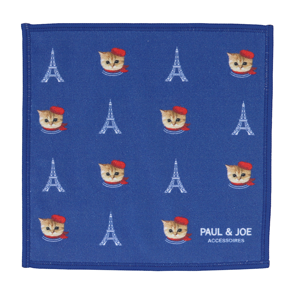 【Nounette in Paris】スマホ拭き(エッフェル塔×トリコロール)ブルー