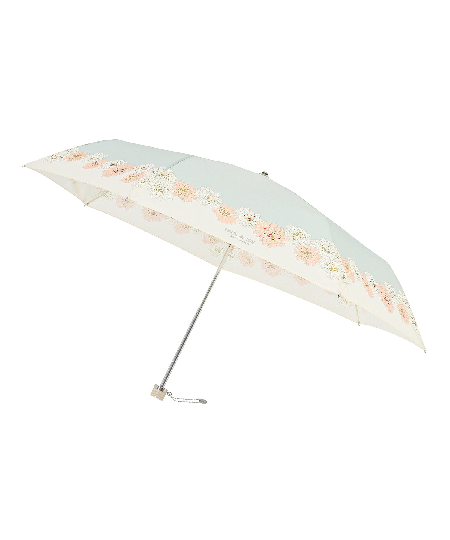 折りたたみ傘 クリザンテーム ライトグレー