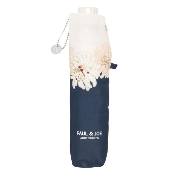 折りたたみ傘 クリザンテーム ネイビーブルー