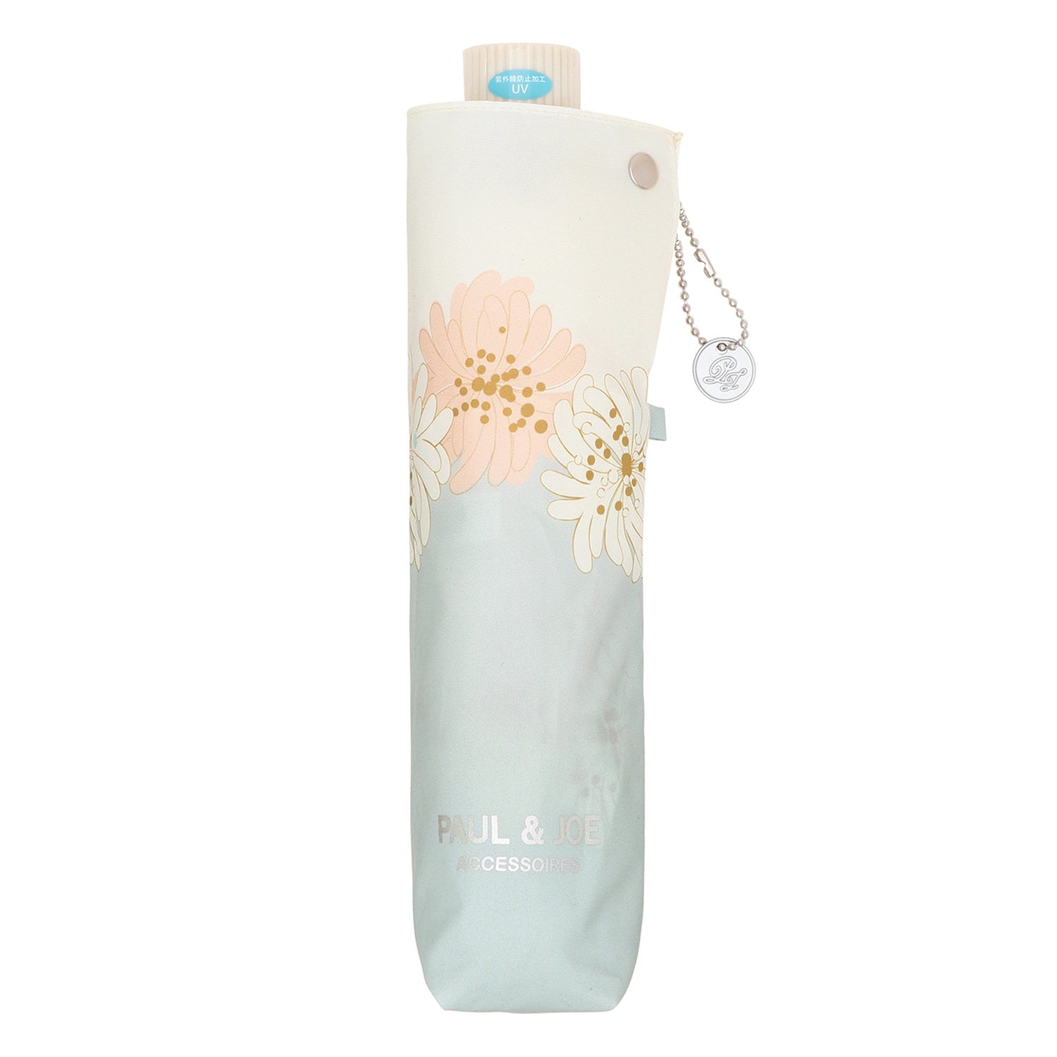 折りたたみ傘 クリザンテーム ライトグレー