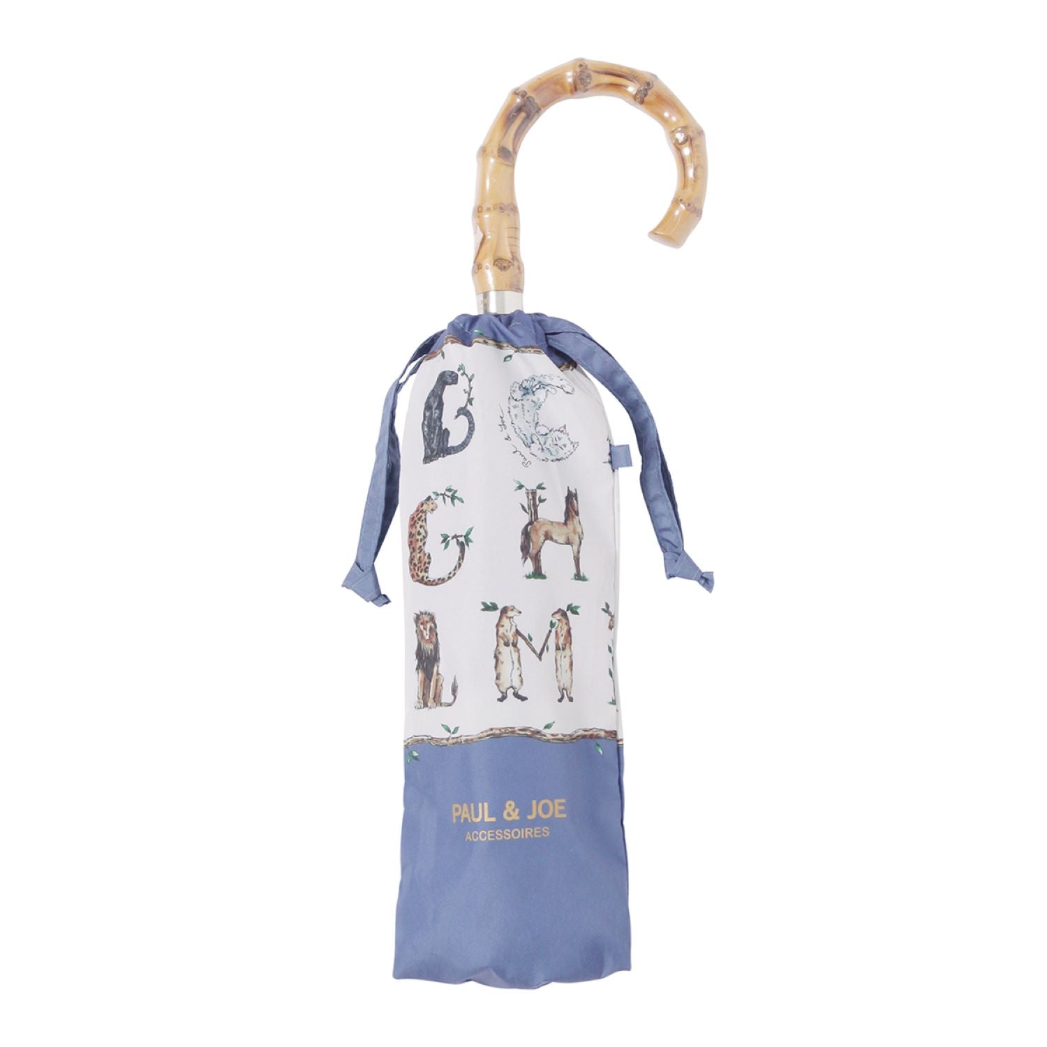 折りたたみ傘 ABC Garden ネイビーブルー