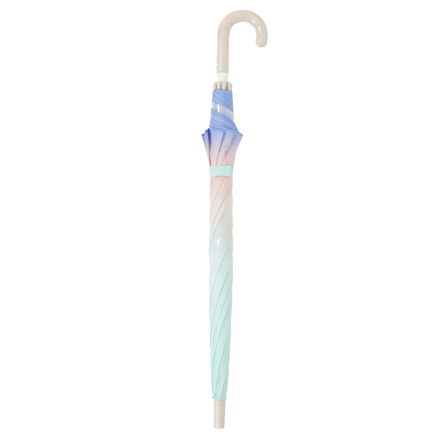 <55cm> 子供長傘 グラデーション グリーン