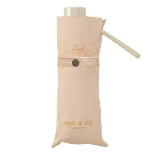 日傘(晴雨兼用) 折りたたみ傘クリザンテーム コスメカラー ペールオレンジ