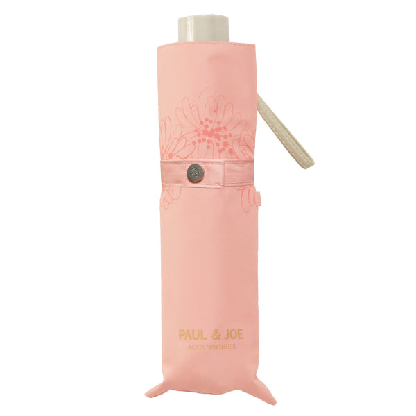 日傘(晴雨兼用) 折りたたみ傘クリザンテーム コスメカラー ピーチ