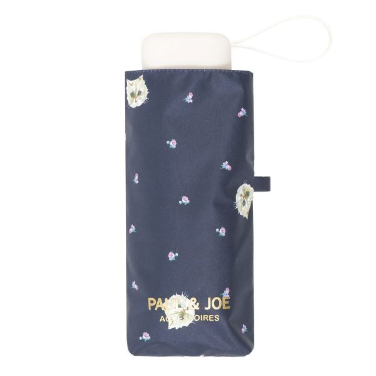 5段折りたたみ日傘(晴雨兼用)ジプシー ネイビーブルー