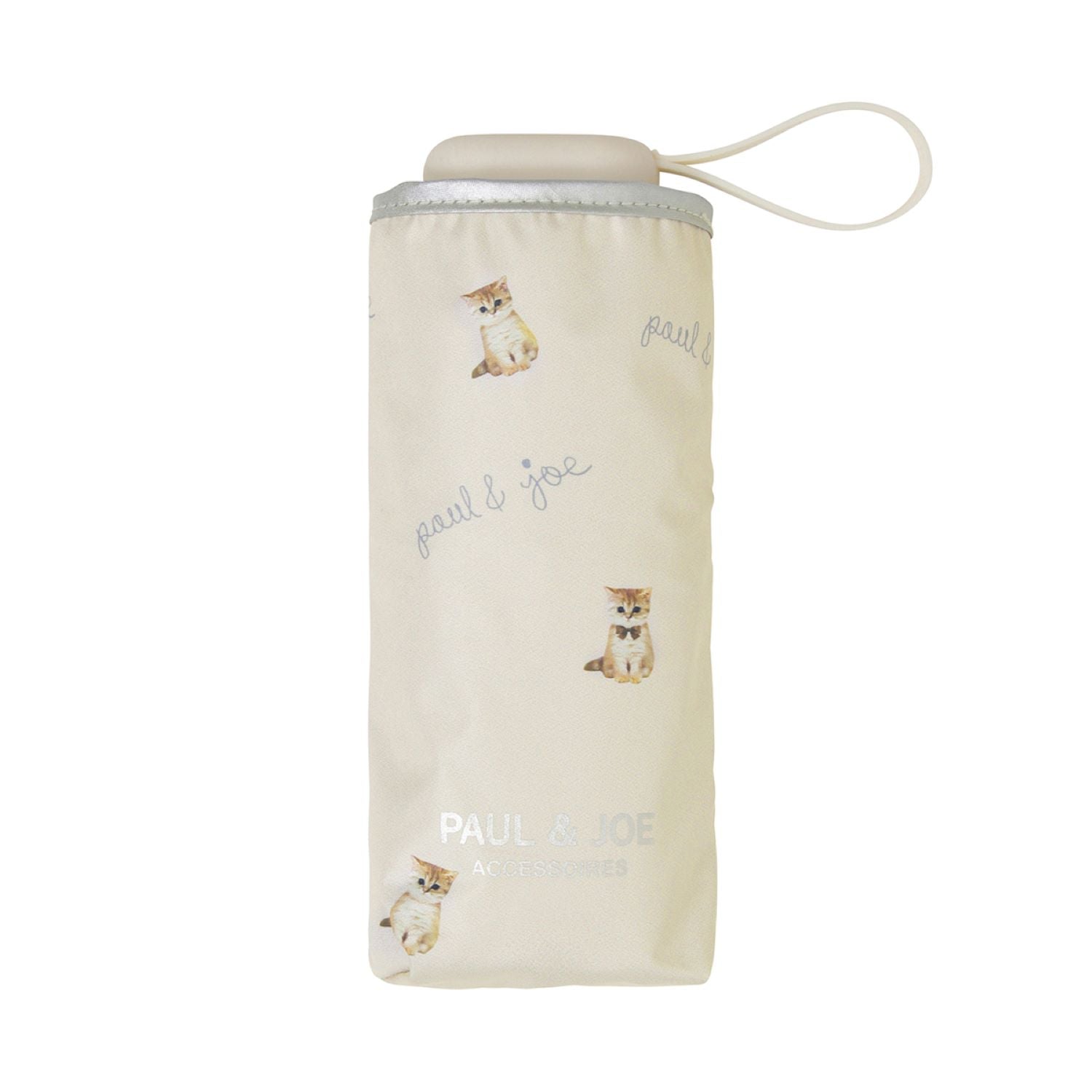 日傘(晴雨兼用) 折りたたみ傘 ヌネット ベージュ