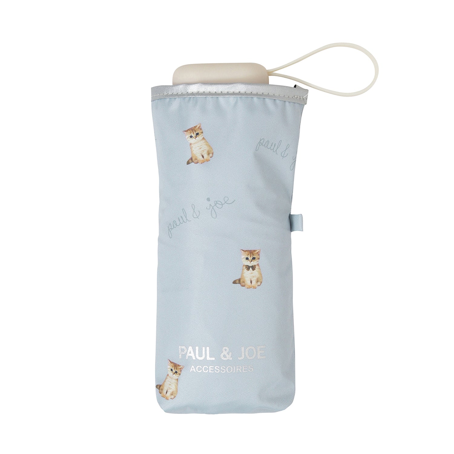 日傘(晴雨兼用) 折りたたみ傘 ヌネット ライトブルー