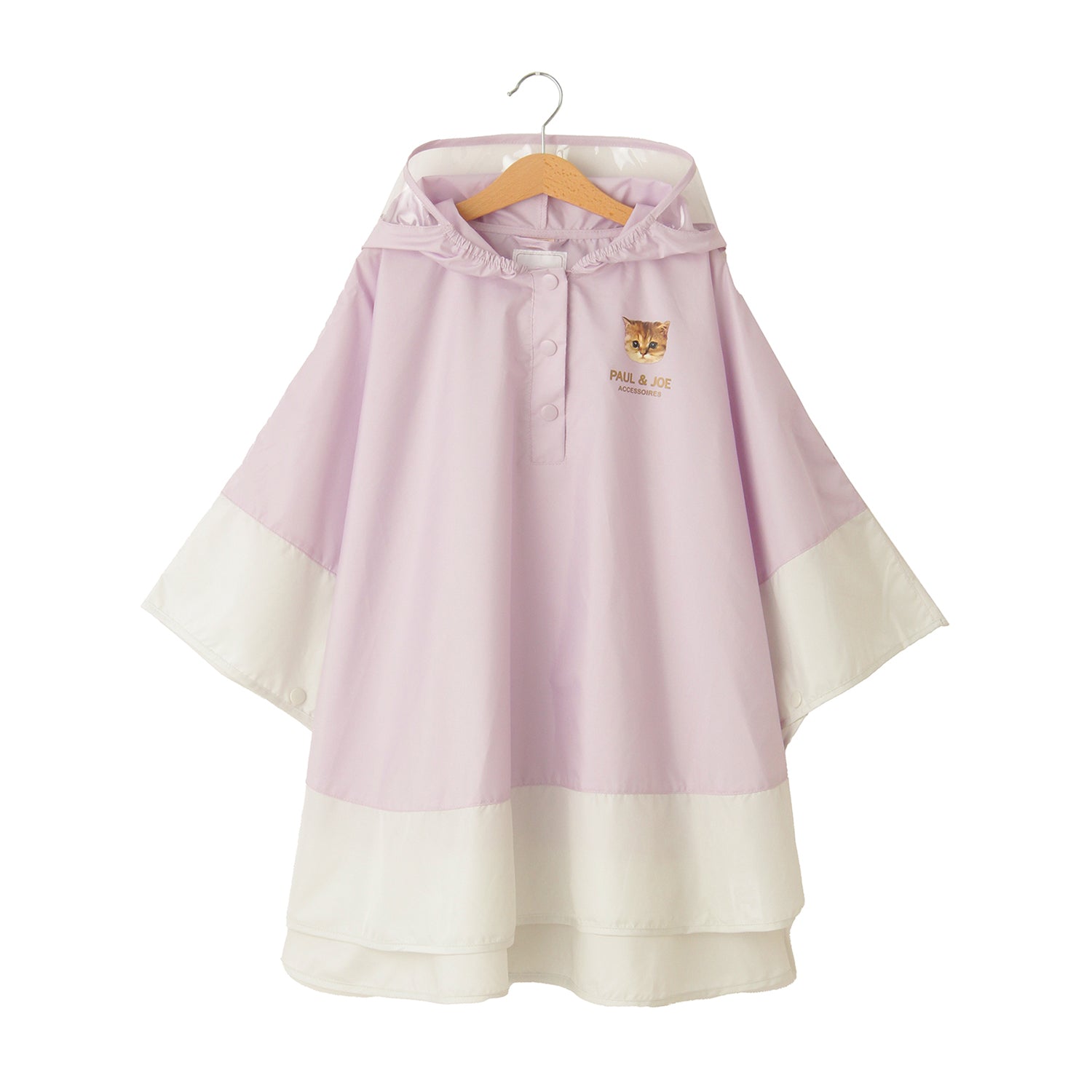 子供用レインポンチョ ヌネット×ネコみみ