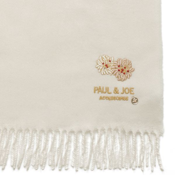 クリザンテーム無地マフラー(パッケージ付) オフホワイト