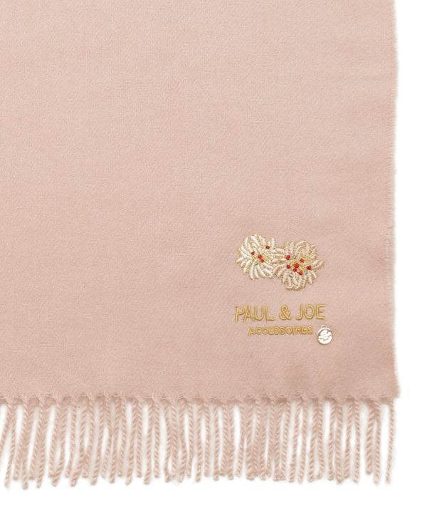 クリザンテーム無地マフラー(パッケージ付)ピンク