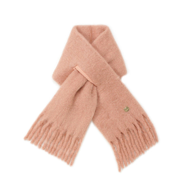 PINK HOUSE(ピンクハウス) マフラー美品  - ベージュ ウール PINK HOUSE（ピンクハウス）の「ブークレーマフラー（マフラー）」 - WEAR
