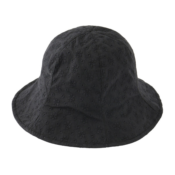 レースチューリップハット ブラック