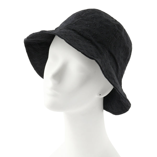 レースチューリップハット ブラック