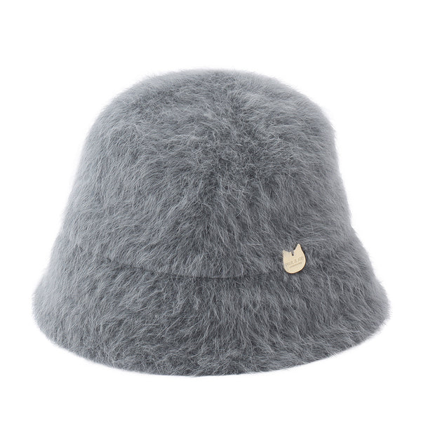 チャーム付シャギークロッシェ グレー