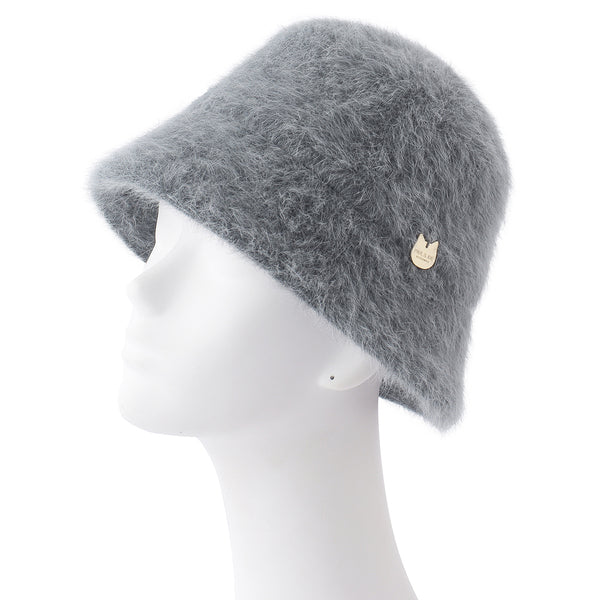 チャーム付シャギークロッシェ グレー