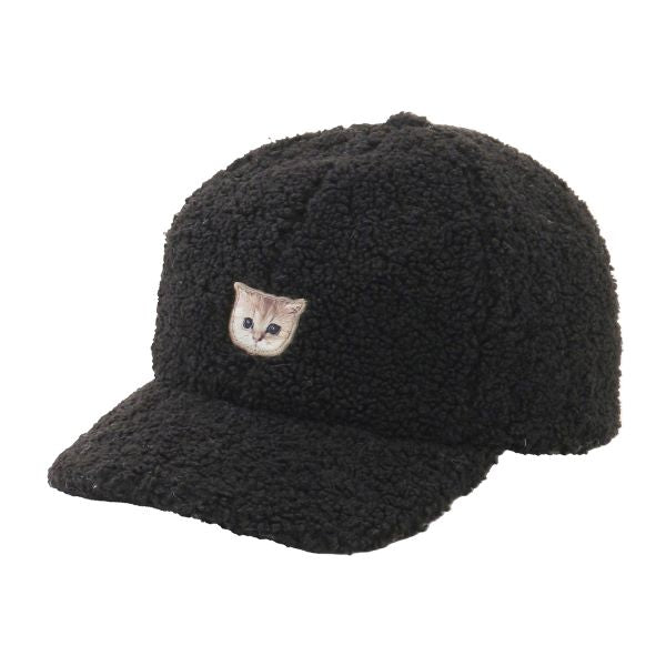 ワッペン付き ボアキャップ ブラック