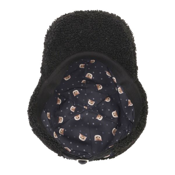 ワッペン付き ボアキャップ ブラック