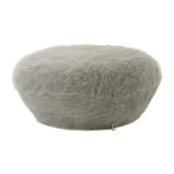 チャーム付き シャギーベレー グレー