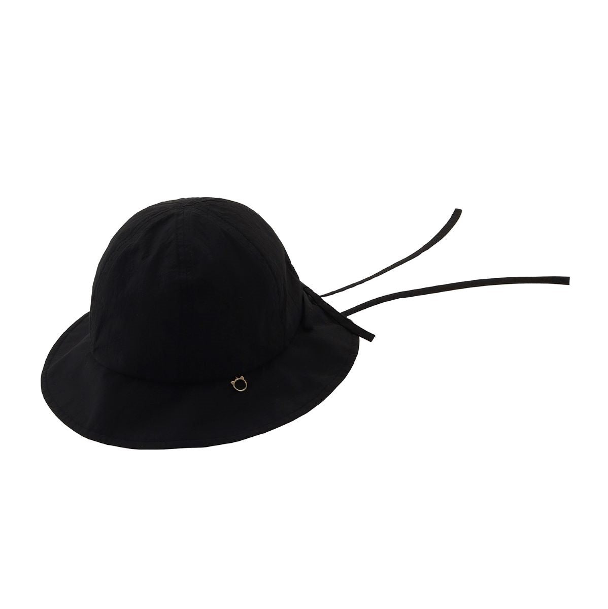 チューリップハット リボン付き ブラック