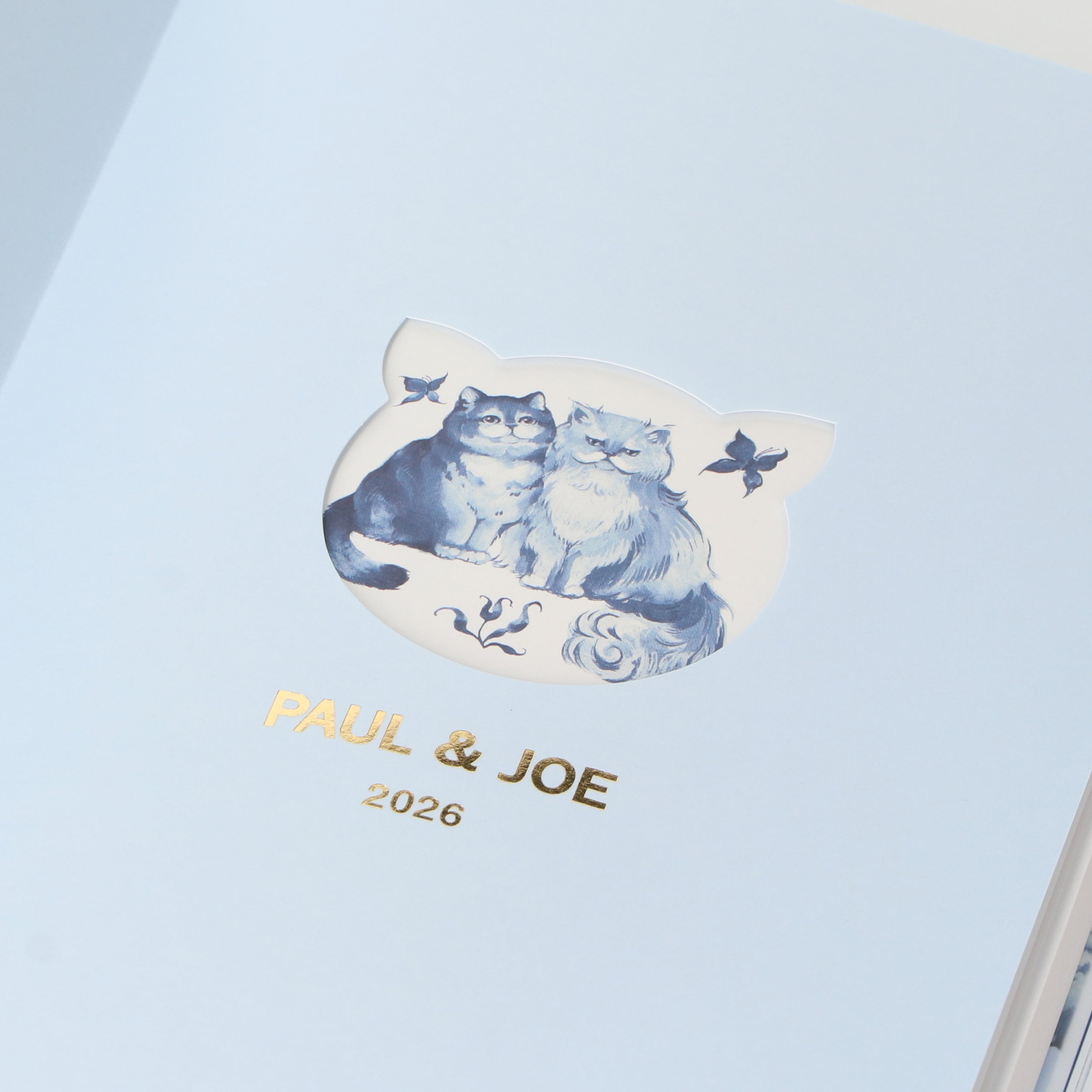 スケジュール帳 2026年3月始まり 週間レフト B6変型<アクワレル・キャッツ>