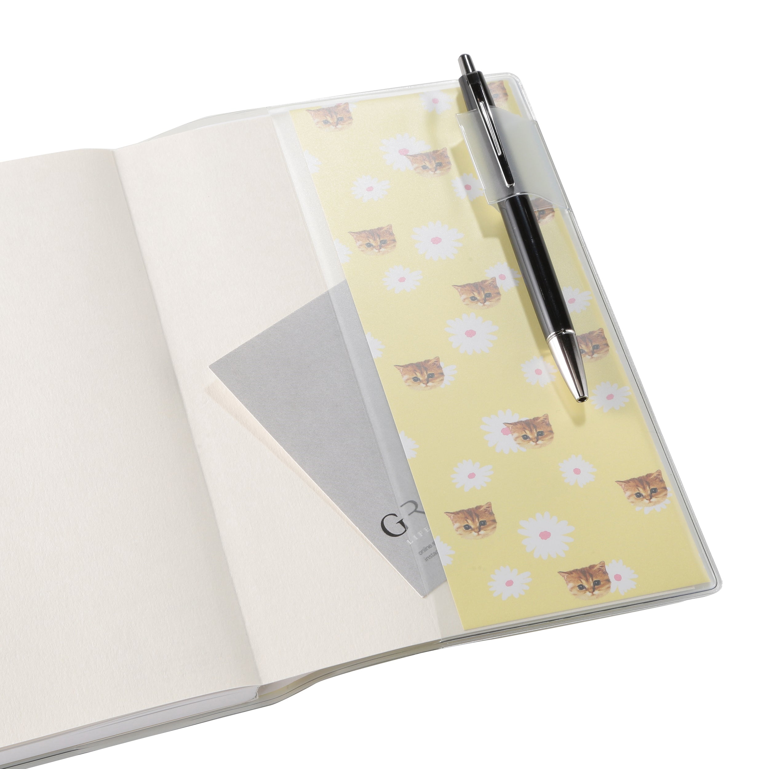 スケジュール帳 2026年3月始まり 週間レフト B6変型<ヌネット・デイジードット・イエロー>