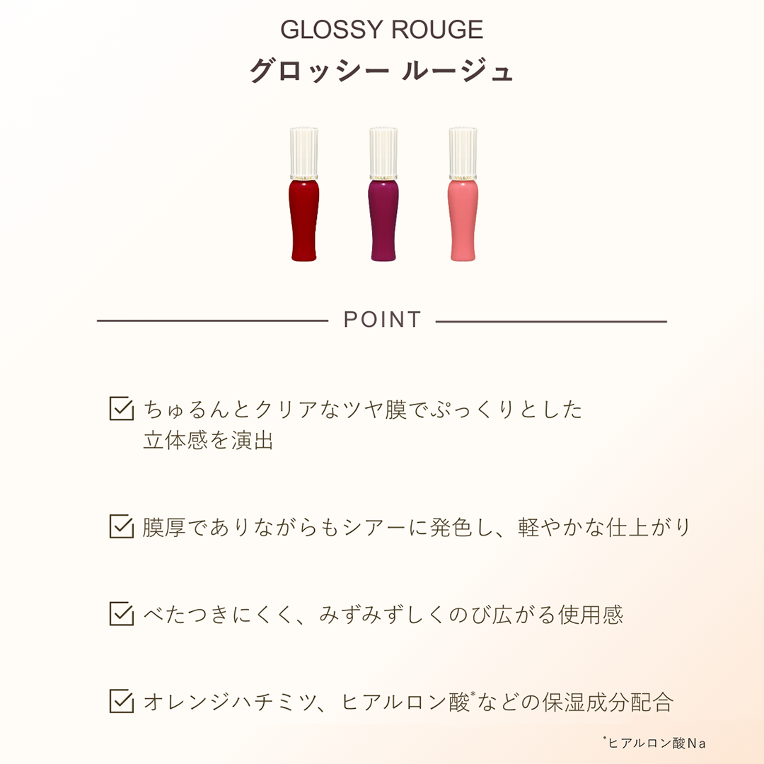 グロッシー ルージュ 09 『ピーチジェリー』【4月1日(水)発売】