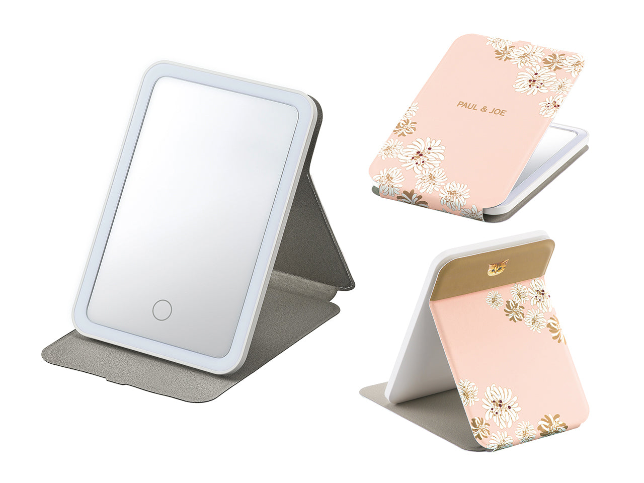 LEDミラー(ピンク)