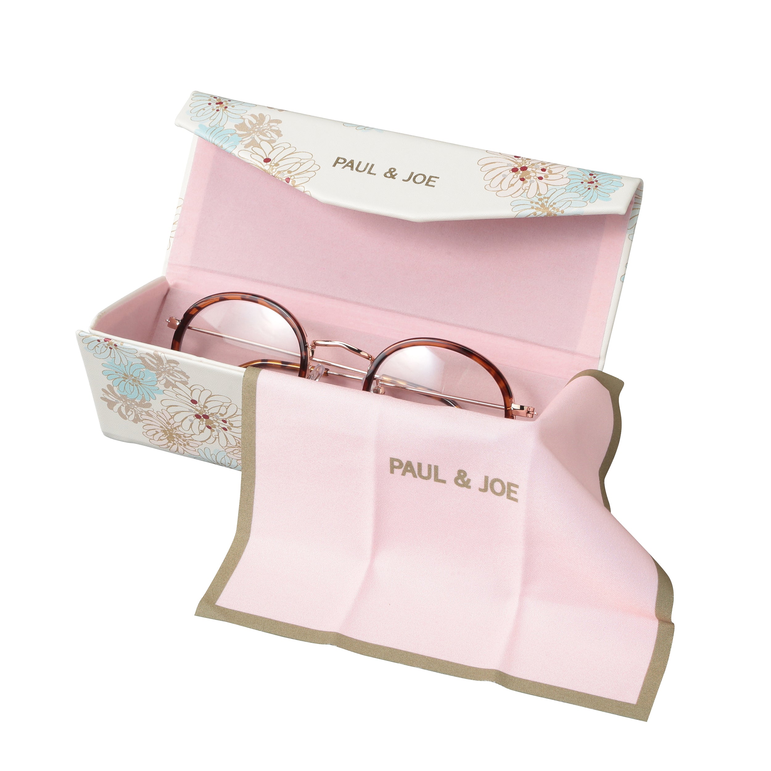 スリムメガネケース <クリザンテーム・ホワイト>