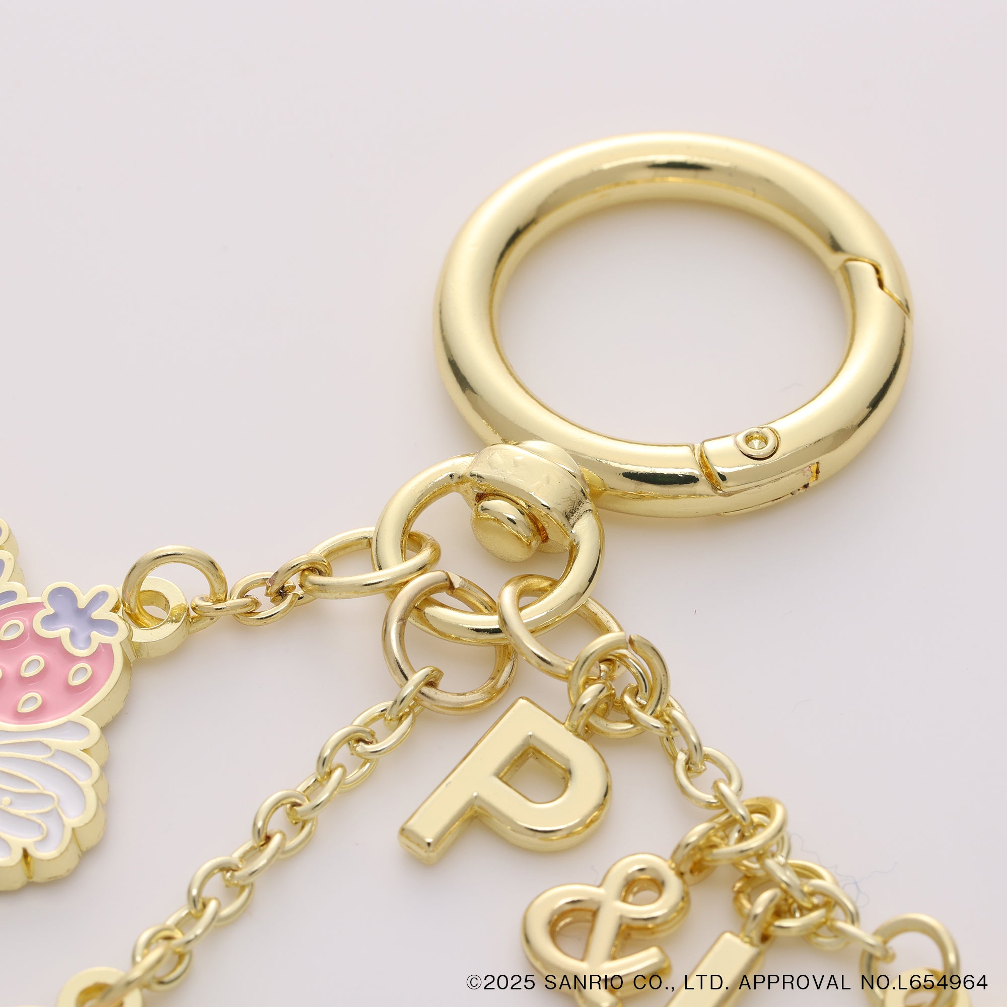 クリザンテームとマイメロディのキーリング<ポール & ジョー×マイメロディ>