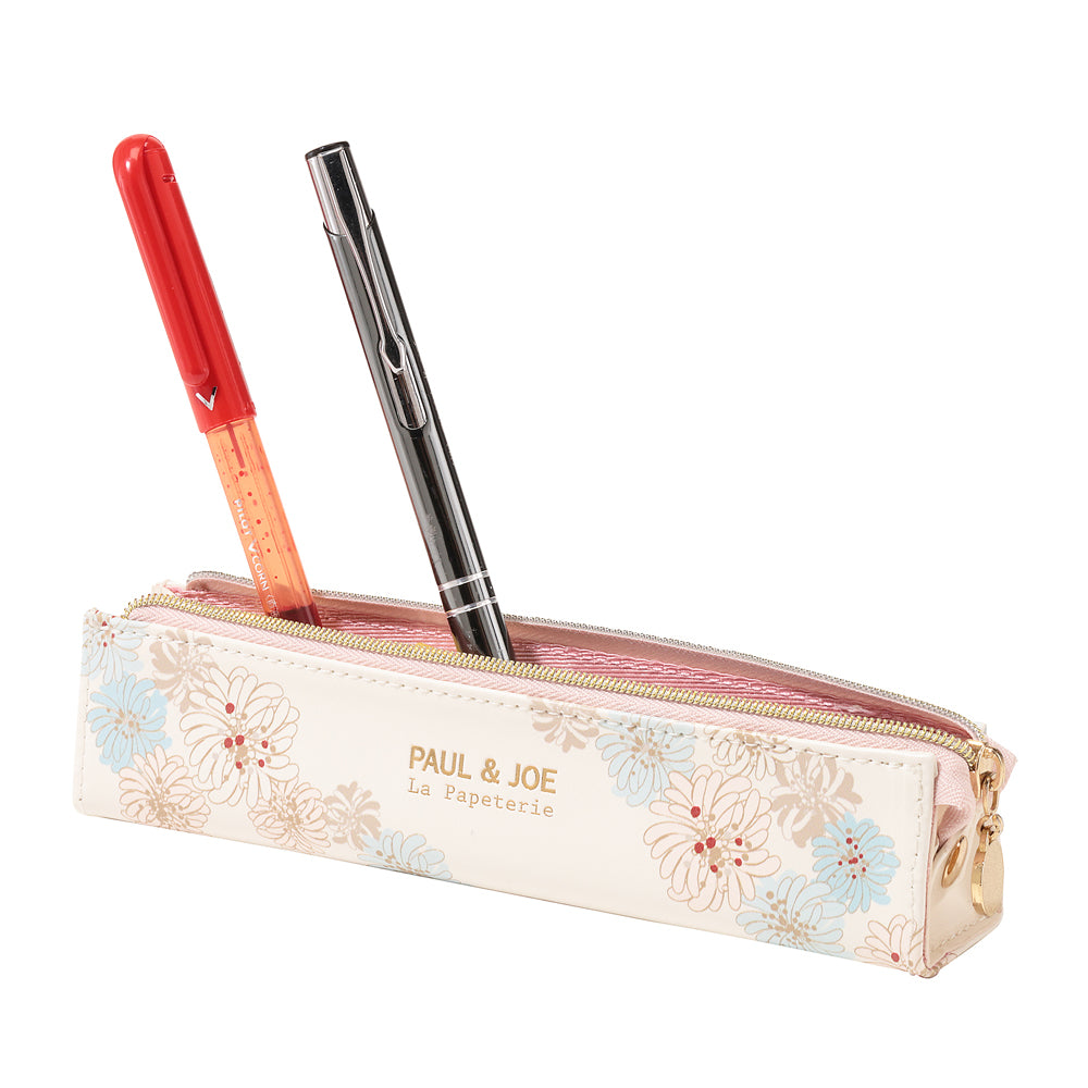 スリムペンケース <クリザンテーム・ホワイト>