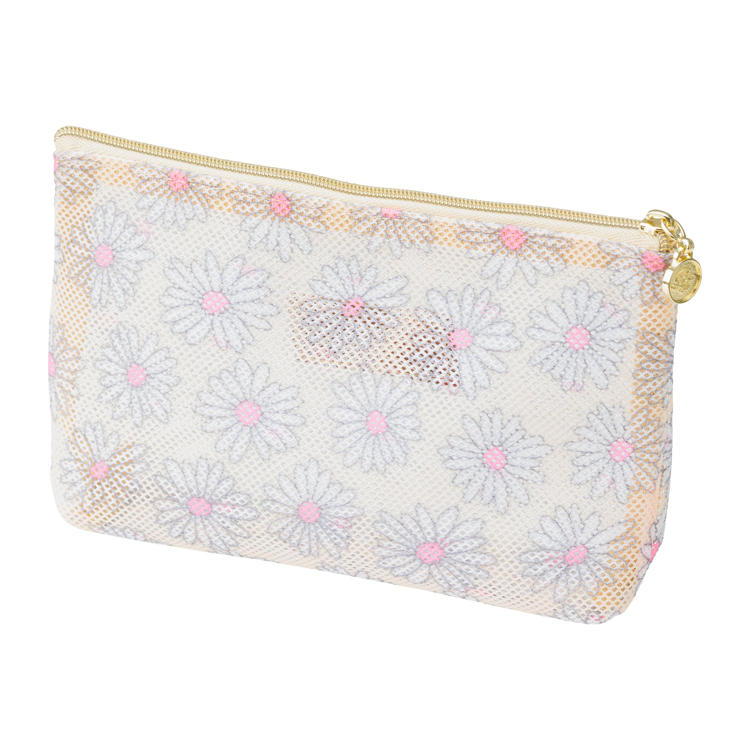 プリントメッシュポーチ<ラブリー・デイジー>