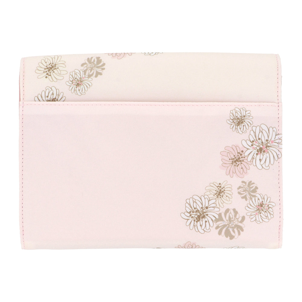 母子手帳・お薬手帳ケース・じゃばらタイプ <クリザンテーム・ピンク>