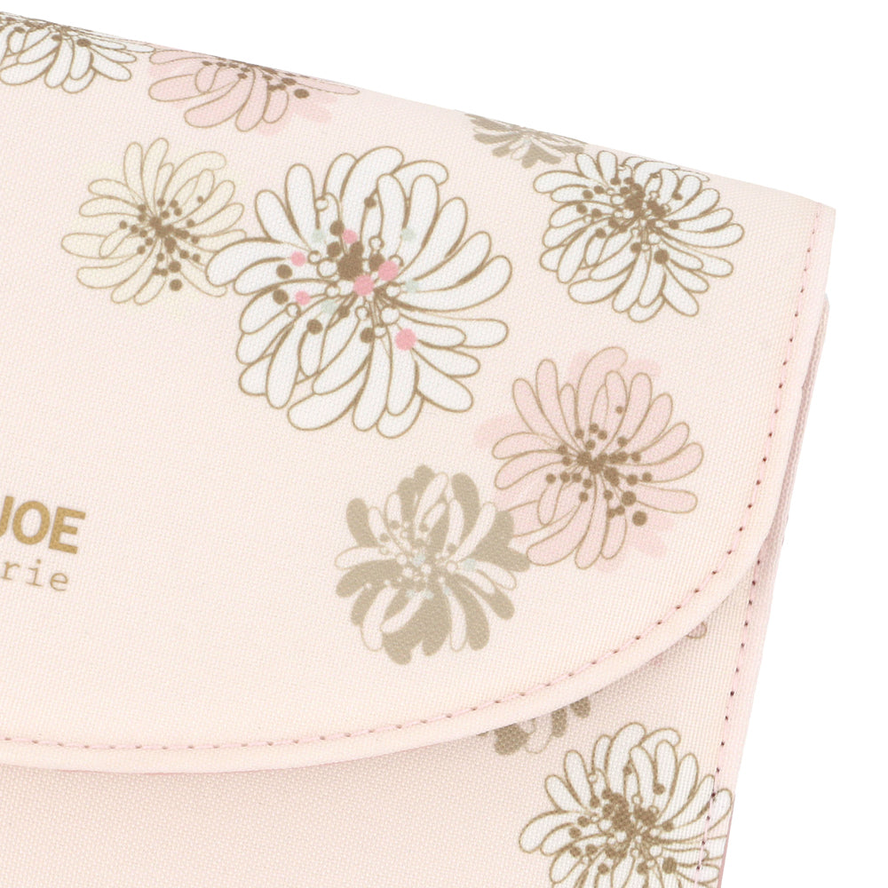 母子手帳・お薬手帳ケース・じゃばらタイプ <クリザンテーム・ピンク>