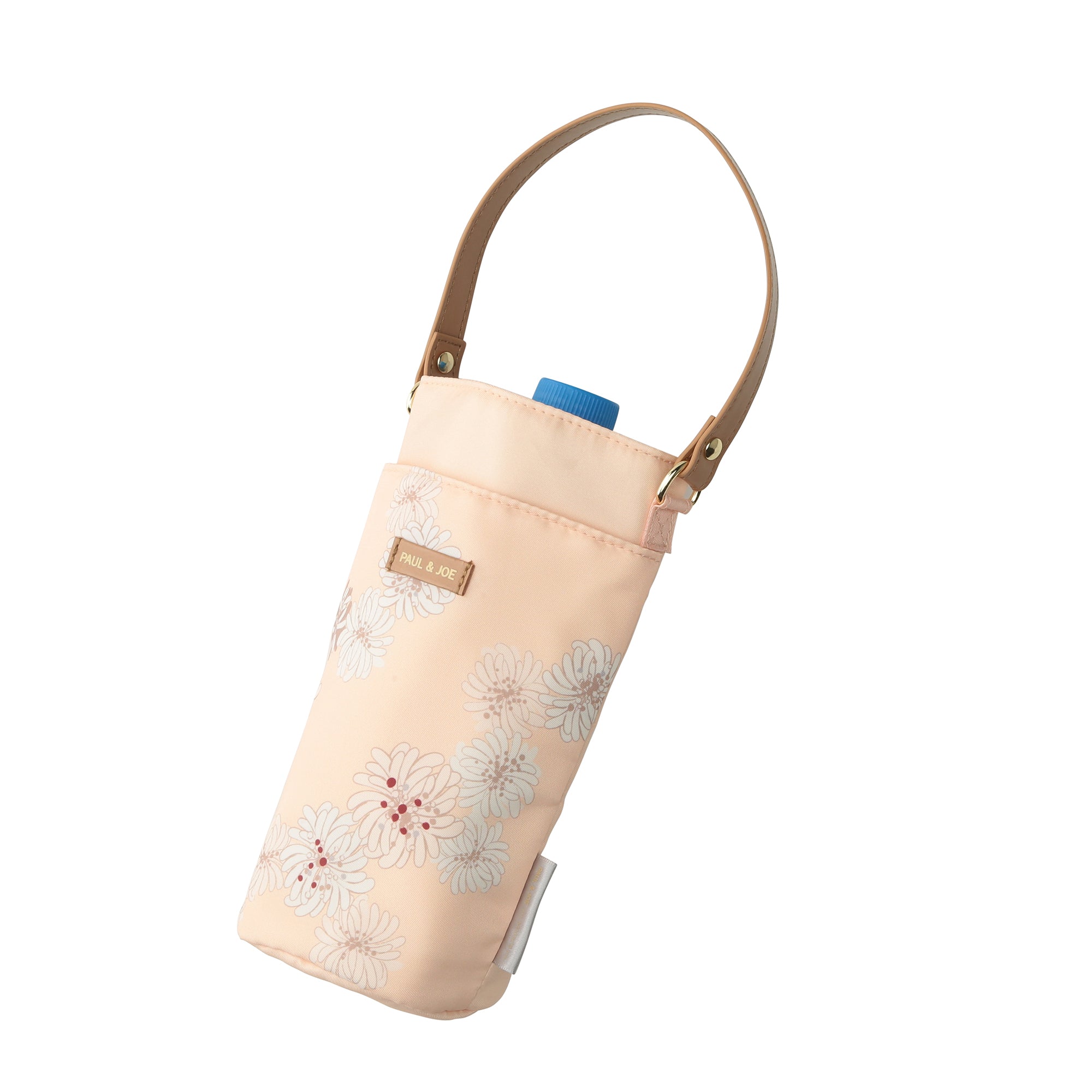 ボトルホルダー レザーハンドストラップ付 <ヌードピンク>