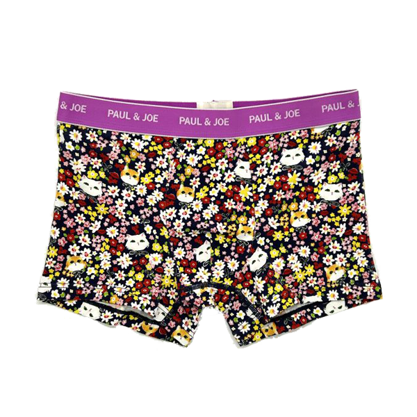 ボクサーパンツ FlowersandKitten(ネイビー)