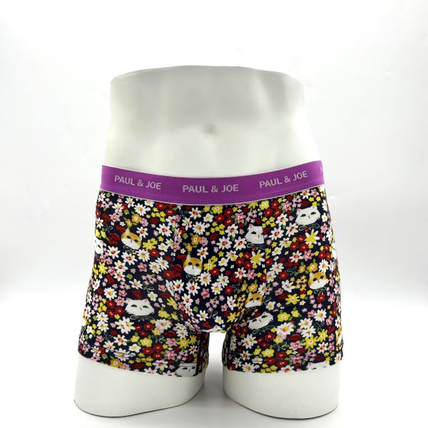 ボクサーパンツ FlowersandKitten(ネイビー)