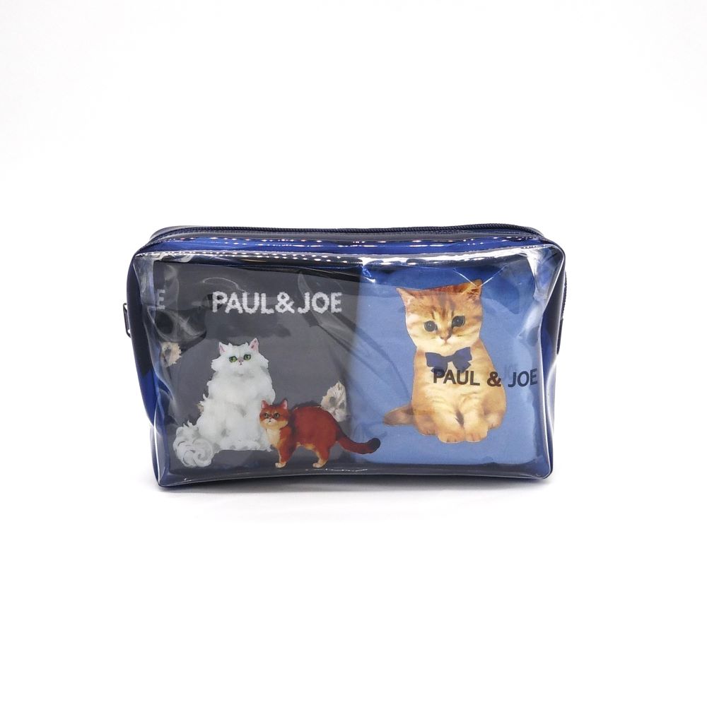 ジプシー総柄&お座りヌネット ポーチ入り2Pボクサーパンツ(ブルー)