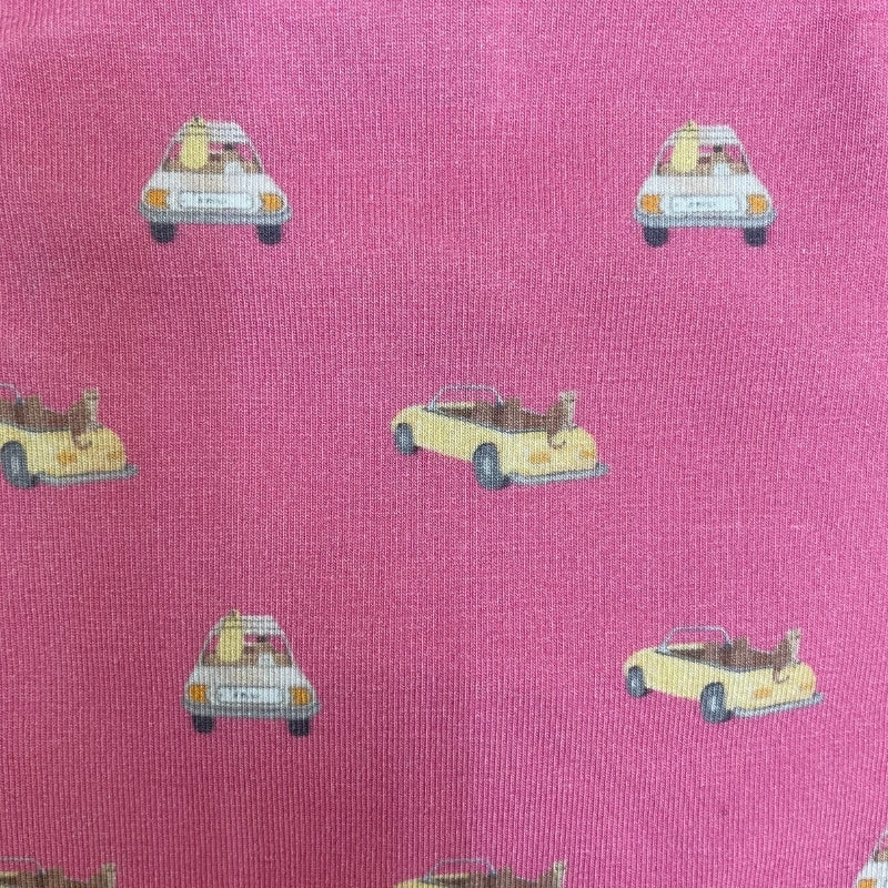 サーフィンヌネット柄 前開きボクサーパンツ(ピンク)