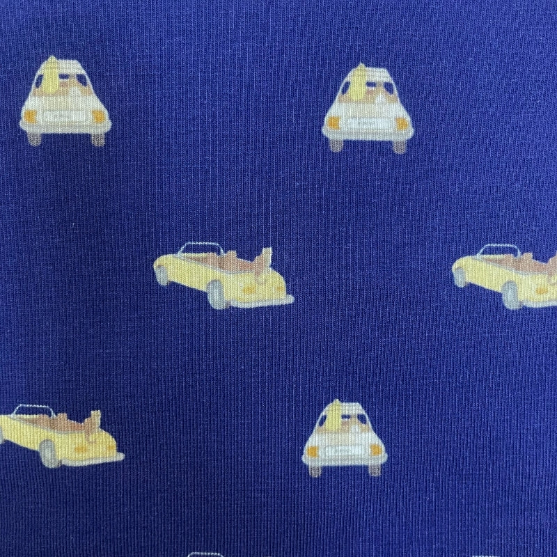 サーフィンヌネット柄 前開きボクサーパンツ(ブルー)